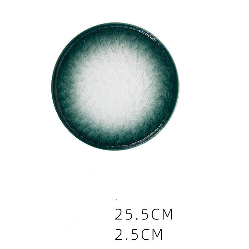 Keramikteller in klassischer runder Form