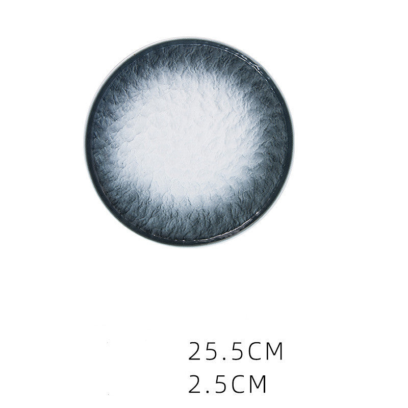 Keramikteller in klassischer runder Form